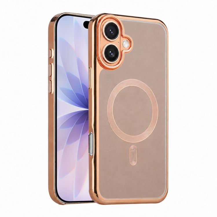 Custodia magnetica antiurto per telefono Flowing Gold Phantom, For iPhone 17 Pro Max, For iPhone 17 Pro, For iPhone 17, For iPhone 16 Pro Max