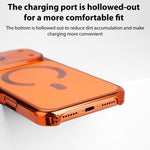 Custodia magnetica antiurto per telefono Flowing Gold Phantom, For iPhone 15, For iPhone 14, For iPhone 14 Pro, For iPhone 14 Pro Max