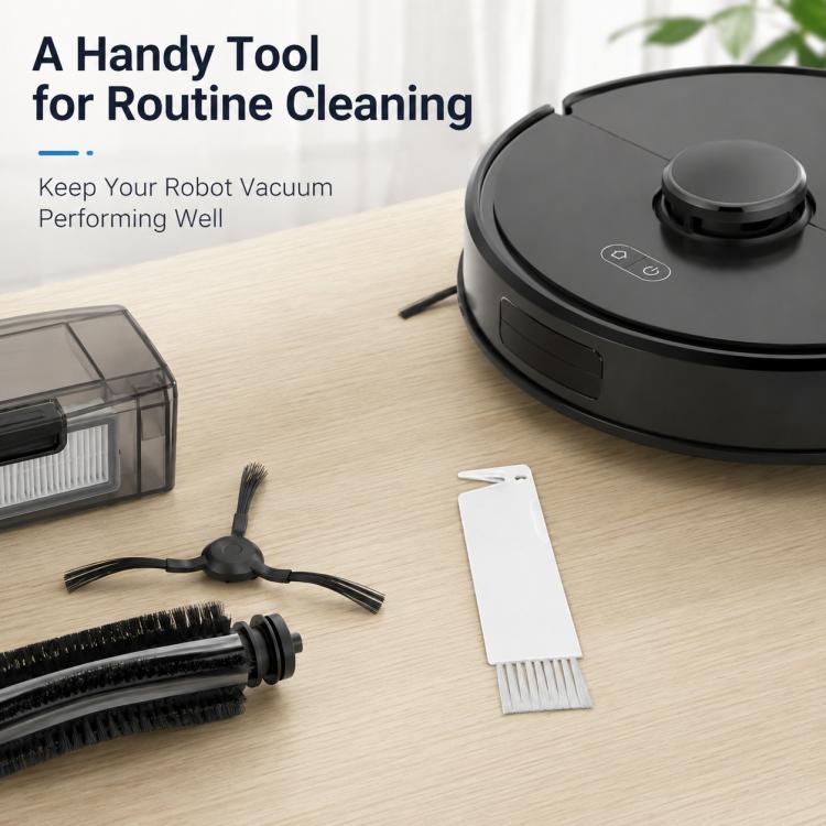 Robot aspirapolvere con strumento di pulizia universale, White Cleaning Brush, For Dyson Screwdriver, Black Phillips Screwdriver, Cleaning Brush, White Brush, Black Brush, Blue Brush