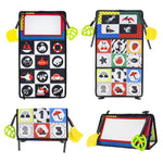 Libro giocattolo pieghevole in tessuto per l'educazione della prima infanzia con specchio deformante., Number, Number+4-page Cloth Book, Number+4-page Dinosaur Book&Teether, Number+4-page Animals Book&Teether, Letter, Letter+4-page Cloth Book          ...