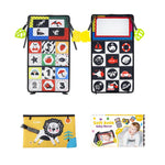 Libro giocattolo pieghevole in tessuto per l'educazione della prima infanzia con specchio deformante., Number, Number+4-page Cloth Book, Number+4-page Dinosaur Book&Teether, Number+4-page Animals Book&Teether, Letter, Letter+4-page Cloth Book          ...