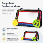 Libro giocattolo pieghevole in tessuto per l'educazione della prima infanzia con specchio deformante., Number, Number+4-page Cloth Book, Number+4-page Dinosaur Book&Teether, Number+4-page Animals Book&Teether, Letter, Letter+4-page Cloth Book          ...
