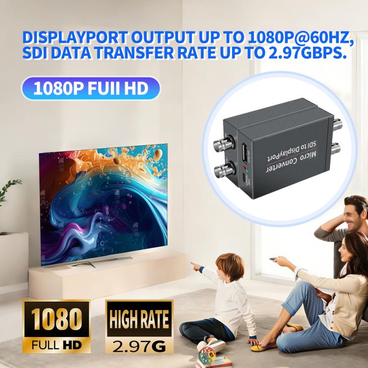 Convertitore audio/video loop da SDI a DisplayPort NK-L008