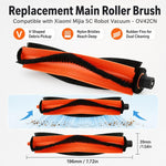 Accessori di ricambio per l'aspirapolvere robot Xiaomi Mijia 5C OV42CN, Main Brush, Side Brush, Dual Filter, Fine Mop Pad, Thick Stripe Mop Pad, Dust Bag, Activated Carbon Dust Bag