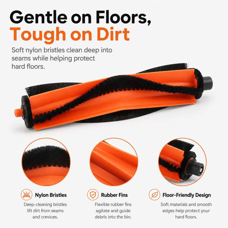 Accessori di ricambio per l'aspirapolvere robot Xiaomi Mijia 5C OV42CN, Main Brush, Side Brush, Dual Filter, Fine Mop Pad, Thick Stripe Mop Pad, Dust Bag, Activated Carbon Dust Bag