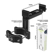 Supporto regolabile in alluminio per oculare microscopio LW-318