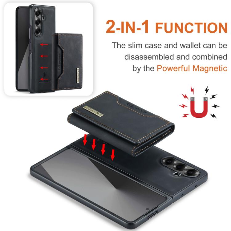 Portafoglio multiuso a 3 ante DG.MING serie M2 + custodia magnetica per telefono, For Galaxy Z Fold7 5G