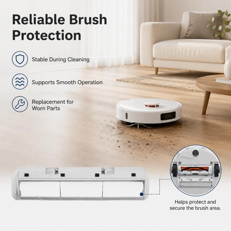 Accessori di ricambio per robot aspirapolvere Xiaomi Mijia Robot Vacuum Mop Pro, Main Brush Cover, Triangle Side Brush, Mop Pad Holder, Dust Box, Deflector Plate