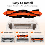 Accessori di ricambio per robot aspirapolvere Xiaomi Mijia Robot Vacuum Mop 2, Main Brush, Dual Side Brush, Dual Filter, Blue Striped Mop Pad, Striped Mop Pad, Light Gray Mop Pad, Dark Gray Mop Pad