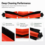 Accessori di ricambio per l'aspirapolvere robot Xiaomi Mijia M40, Main Brush, Rubber Brush Cover, Main Brush Cover, Rubber Roller Brush, Hair Cutting Roller Brush, Side Brush, Filter, Light Gray Mop Pad, Dark Gray Mop Pad, Blue Striped Mop Pad         ...
