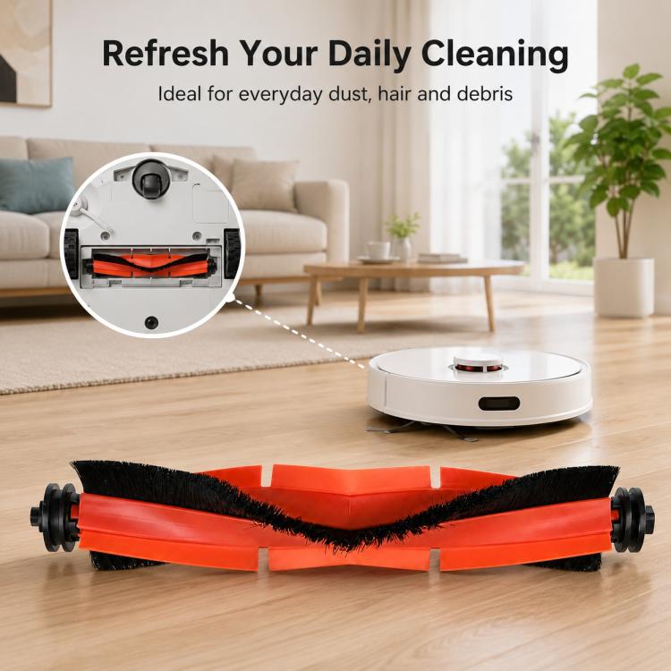 Accessori di ricambio per l'aspirapolvere robot Xiaomi Mijia M40, Main Brush, Rubber Brush Cover, Main Brush Cover, Rubber Roller Brush, Hair Cutting Roller Brush, Side Brush, Filter, Light Gray Mop Pad, Dark Gray Mop Pad, Blue Striped Mop Pad         ...