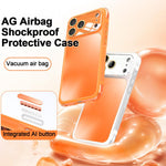 Custodia protettiva antiurto AG Airbag per telefono, For iPhone 17 Pro Max, For iPhone 17 Pro, For iPhone 17, For iPhone 16 Pro Max