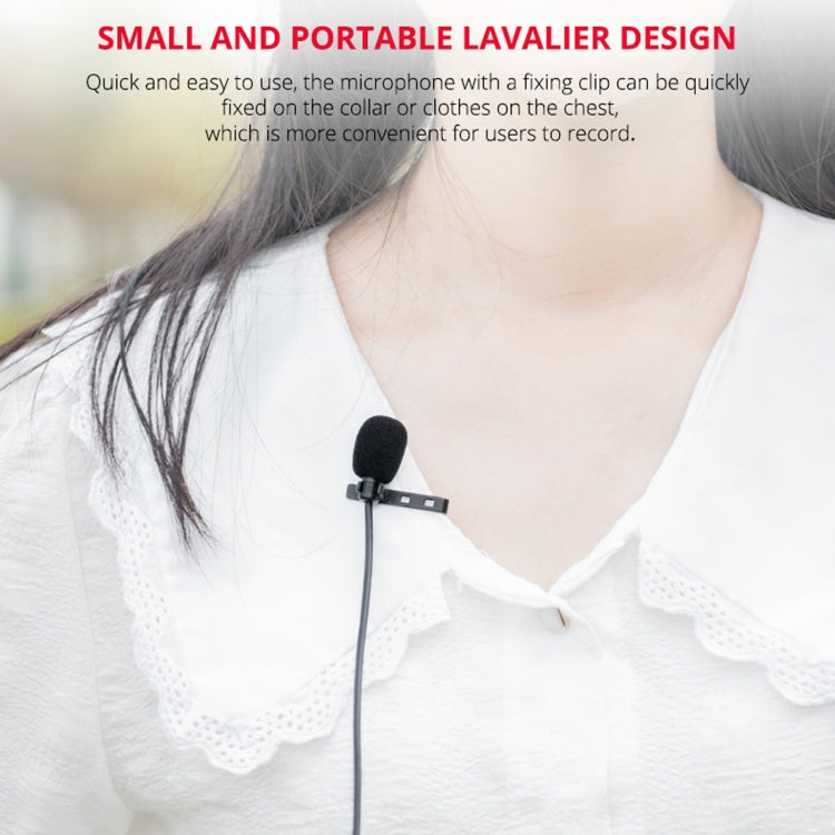 YELANGU MY2-C Type-C Interface Live Broadcast Interview Lavalier Microphone for Cell Phone, Length: 1.5m, MY2-C