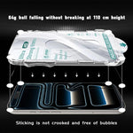 10 pezzi USG Easy Install Dustproof Box HD Pellicola in vetro temperato da bordo a bordo con pellicola per obiettivo, For iPhone 11 Pro, For iPhone XS / X, For iPhone XR, For iPhone XS Max