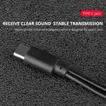 Microfono lavalier Type-C con doppia clip per Samsung