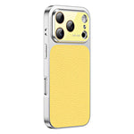 Custodia per telefono in TPU con texture litchi e pellicola protettiva per obiettivo., For iPhone 17e / 16e, For iPhone 17 Pro Max