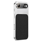Custodia per telefono in TPU con texture litchi e pellicola protettiva per obiettivo., For iPhone Air, For iPhone 16 Pro Max