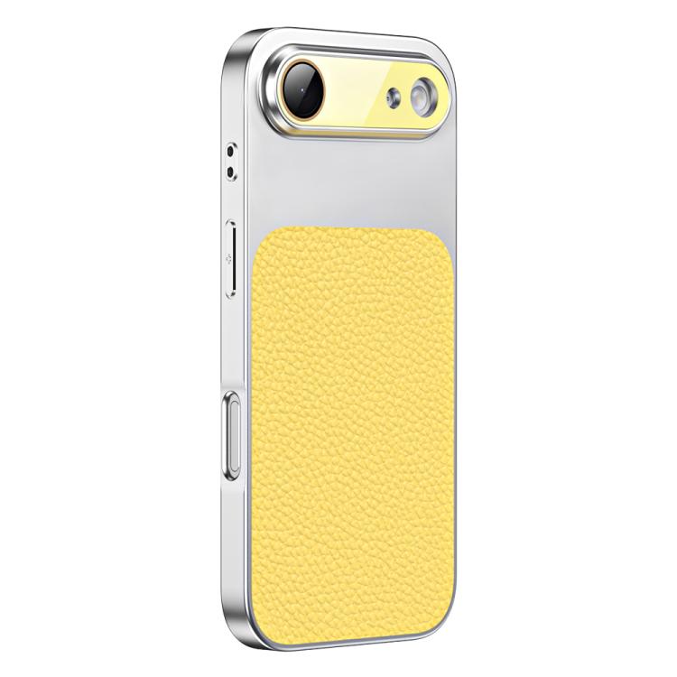 Custodia per telefono in TPU con texture litchi e pellicola protettiva per obiettivo., For iPhone Air, For iPhone 16 Pro Max