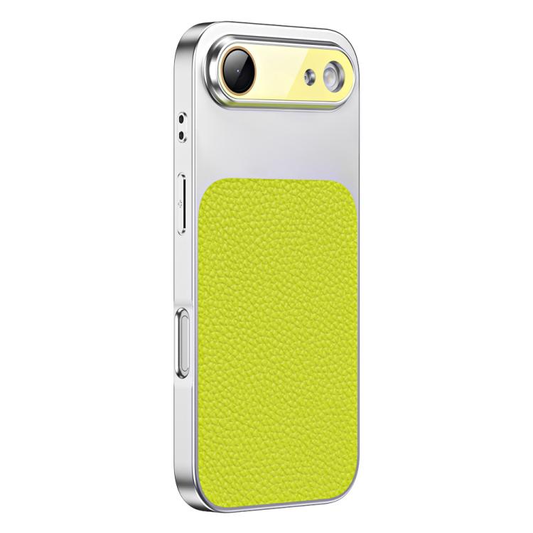 Custodia per telefono in TPU con texture litchi e pellicola protettiva per obiettivo., For iPhone Air, For iPhone 16 Pro Max