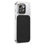 Custodia per telefono in TPU con texture litchi e pellicola protettiva per obiettivo., For iPhone 15 Pro, For iPhone 15 Plus