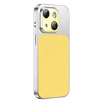 Custodia per telefono in TPU con texture litchi e pellicola protettiva per obiettivo., For iPhone 14, For iPhone 14 Pro