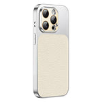 Custodia per telefono in TPU con texture litchi e pellicola protettiva per obiettivo., For iPhone 14 Pro Max, For iPhone 13 Pro Max