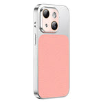 Custodia per telefono in TPU con texture litchi e pellicola protettiva per obiettivo., For iPhone 13 Pro, For iPhone 13