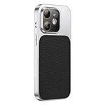 Custodia per telefono in TPU con texture litchi e pellicola protettiva per obiettivo., For iPhone 12, For iPhone 12 Pro Max