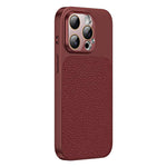 Custodia per telefono in TPU con texture litchi e pellicola protettiva per obiettivo., For iPhone 12, For iPhone 12 Pro Max
