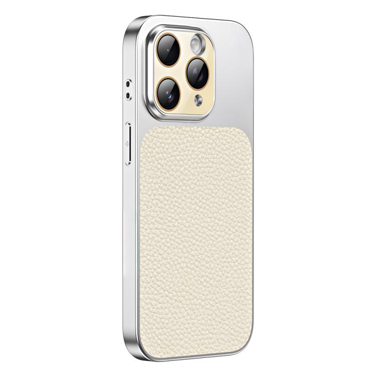Custodia per telefono in TPU con texture litchi e pellicola protettiva per obiettivo., For iPhone 12 Pro, For iPhone 11 Pro Max
