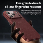 Custodia per telefono in TPU con texture litchi e pellicola protettiva per obiettivo., For iPhone 17e / 16e, For iPhone 17 Pro Max