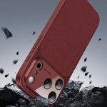 Custodia per telefono in TPU con texture litchi e pellicola protettiva per obiettivo., For iPhone Air, For iPhone 16 Pro Max
