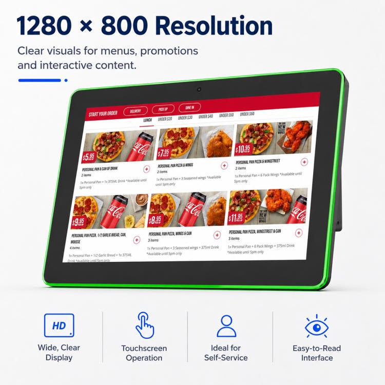 Schermo touch screen IPS HD 10,1" Android 11 RK3566