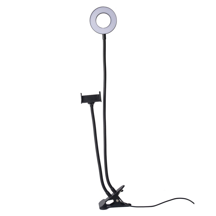 3.5 inch Adjustable Aluminum Alloy Clip LED Fill Light for Live Broadcast with Phone Clamp