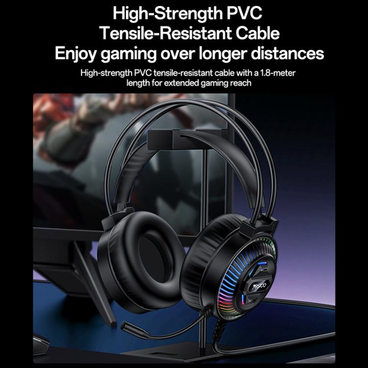Cuffie da gaming cablate Yesido EK06 RGB per e-sport