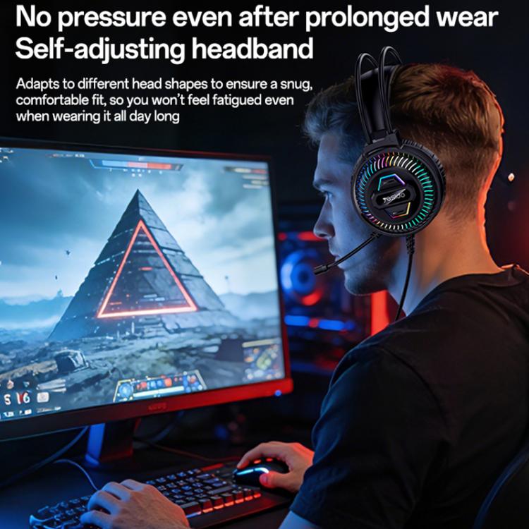 Cuffie da gaming cablate Yesido EK06 RGB per e-sport