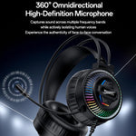 Cuffie da gaming cablate Yesido EK06 RGB per e-sport