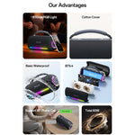 Altoparlante Bluetooth wireless Yesido YSW43 RGB