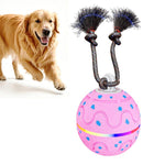 O21 Palla giocattolo intelligente automatica per addestramento cani con luci, suoni e corda, O21