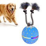 O22 Palla giocattolo intelligente automatica per addestramento cani con luci, suoni e corda, O22