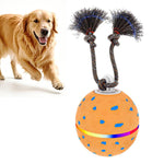 O23 Palla giocattolo automatica intelligente per addestramento cani con luci, suoni e corda, O23