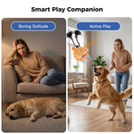 O23 Palla giocattolo automatica intelligente per addestramento cani con luci, suoni e corda, O23