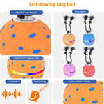 O23 Palla giocattolo automatica intelligente per addestramento cani con luci, suoni e corda, O23