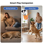 O24 Palla giocattolo automatica intelligente per addestramento cani con luci, suoni e corda, O24