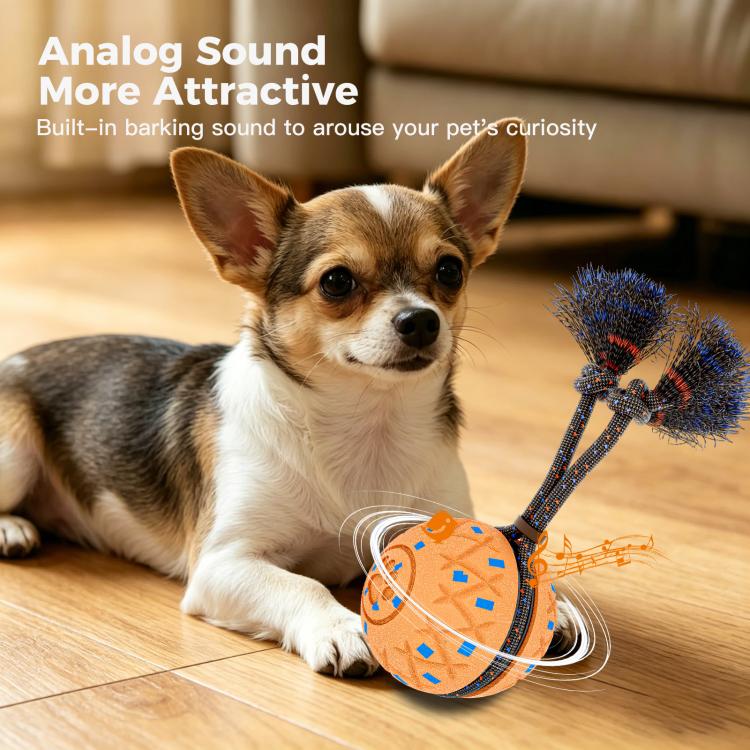 O28 Palla giocattolo intelligente automatica per addestramento cani con suono e corda, O28
