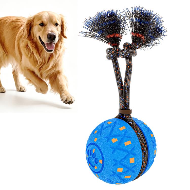 O28 Palla giocattolo intelligente automatica per addestramento cani con suono e corda, O28