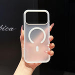 Custodia magnetica per telefono Cloud Edge, semitrasparente opaca e fluttuante, For iPhone 17 Pro Max, For iPhone 17 Pro