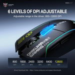 Mouse da gioco ONIKUMA DM06 RGB a tre modalità