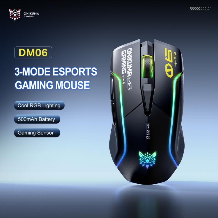 Mouse da gioco ONIKUMA DM06 RGB a tre modalità