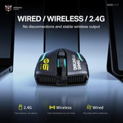 Mouse da gioco ONIKUMA DM06 RGB a tre modalità